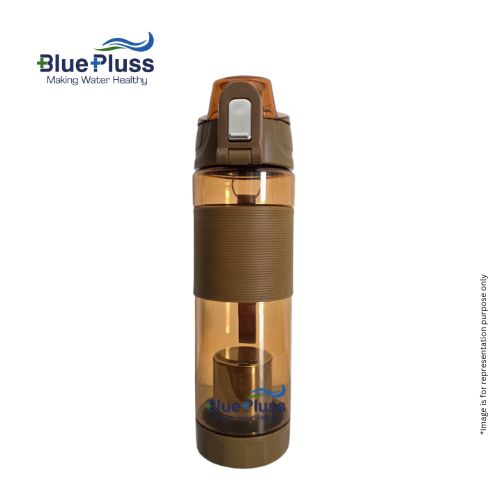 BluePluss Alkaline Water Bottle (AAA+) - Tritan Material - Brown